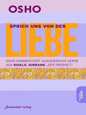 cover image of Sprich uns von der Liebe